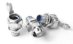 Grounding fittings straight Liquidtight fittings for flexible metallic conduits 002884 E23018 High-performance fittings for T& Liquidtight conduits, with external grounding connection Used where