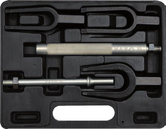 2x5 slim head design is easily to be inserted into small crack Tie rod / ball joint tool kit (mm)