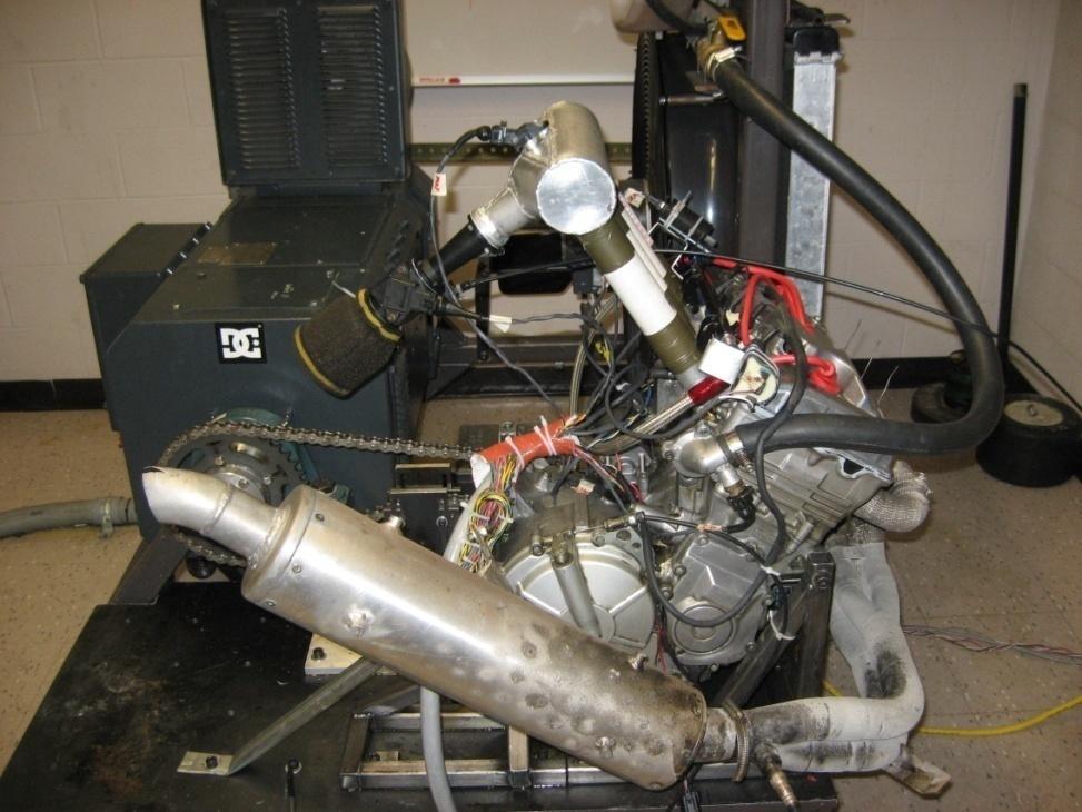 Testing Equipment Test Equipment available Machine shop equipment DC Dynamometer Chassis Dynamometer Honda CBR 600 test engine RIT FSAE