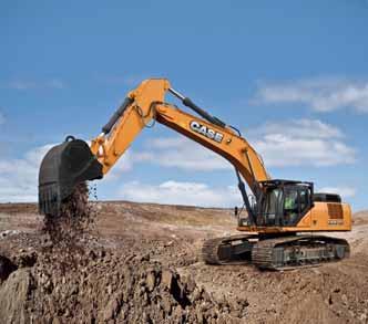 CX C-SERIES HYDRAULIC EXCAVATORS ADVANCED ENERGY MANAGEMENT Through the use of 5 new fuel saving functions, C series excavators speed up productivity and substantially.