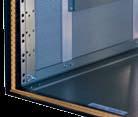 Panel mounting rails are a integral part of extruded aluminum bezels. Panel mount hardware is provided.