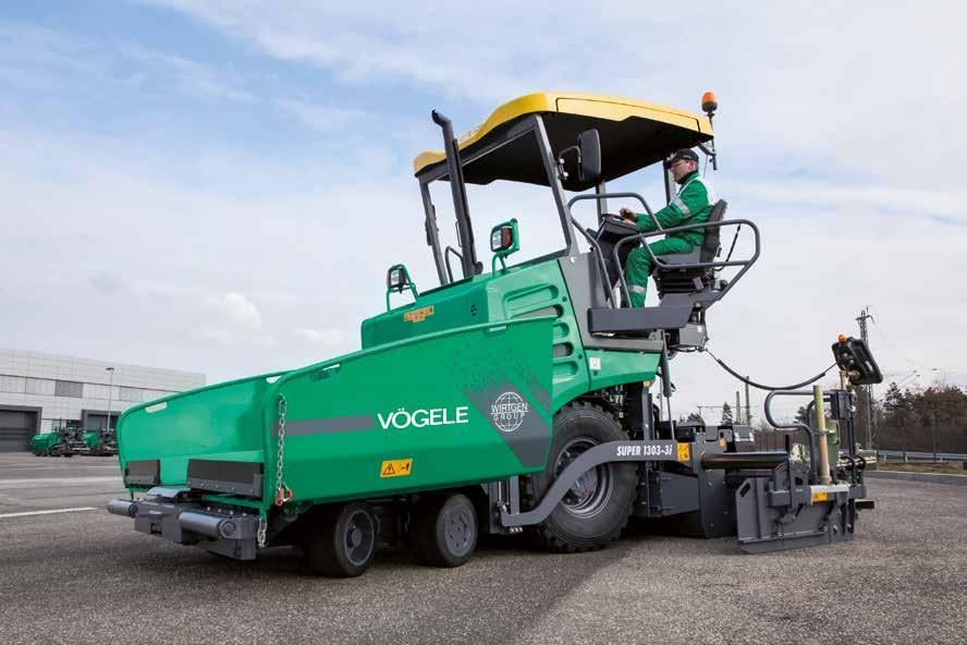VÖGELE ErgoPlus 3 VÖGELE ErgoPlus 3 The User-Friendly Operating System Even the very best machine with the most advanced technology can only really show its strengths if it can be operated easily and