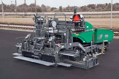 Screed Options VÖGELE VR 600 Screed with rear-mounted extensions VÖGELE VR 600 built up to maximum paving width Paving Widths Basic paving range from 10 ft. to 19 ft.