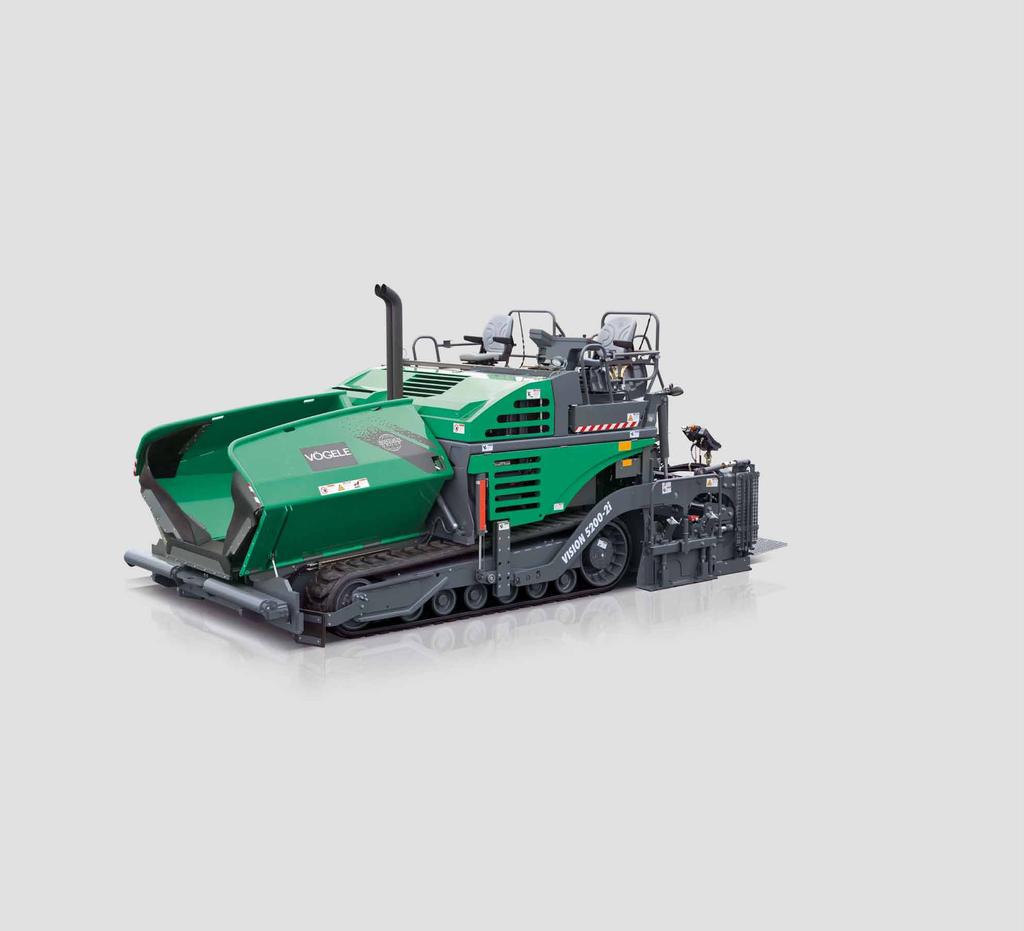 Tracked Paver VISION 5200-2i Superior technology with very low noise emission Advanced design provides precise material handling Powerful US standard EPA Tier 4i Cummins engine provides excellent