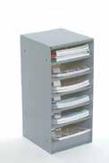 Can be stacked to utilize large cubic storage areas. deep units have a weight capacity of 0 lbs.