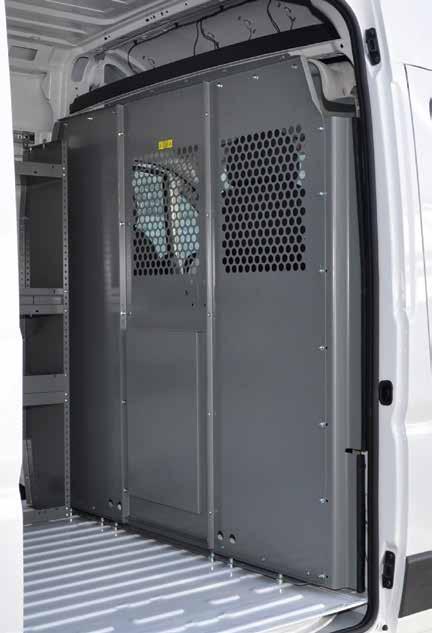 Partitions ProMaster ADRIAN STEEL PARTITIONS KEEP CARGO WHERE IT BELONGS, IN THE CARGO AREA!