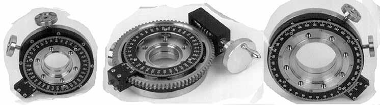 They have two stages of differential pumping isolated by graphite-impregnated, expanded, Teflon seals on special sealing surfaces.