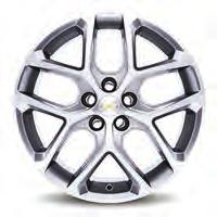 Bright Machined Midnight Wheels (SLE) validated to GM specifications. 17-Inch Tires 22837622 $218.29 0.