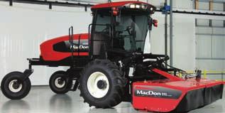 10 Rotary Disc Windrowing So Fast, So Reliable, So MacDon R Series Rotary Disc Mower Conditioners Features Hydraulically driven header with