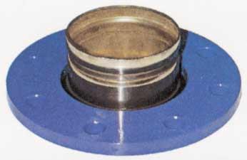 Copper Flange Adaptor The Copper Flange Adaptor is designed for directly incorporating flanged components with ANSI class 150, Table D or E, into a grooved copper system.