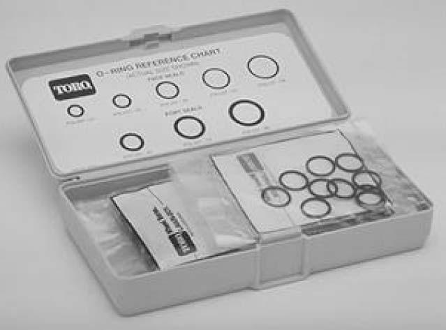 Figure 11 O ring Kit Part Number: 16 3799 The O ring kit includes O rings in a variety of sizes for face seal and port seal hydraulic connections.