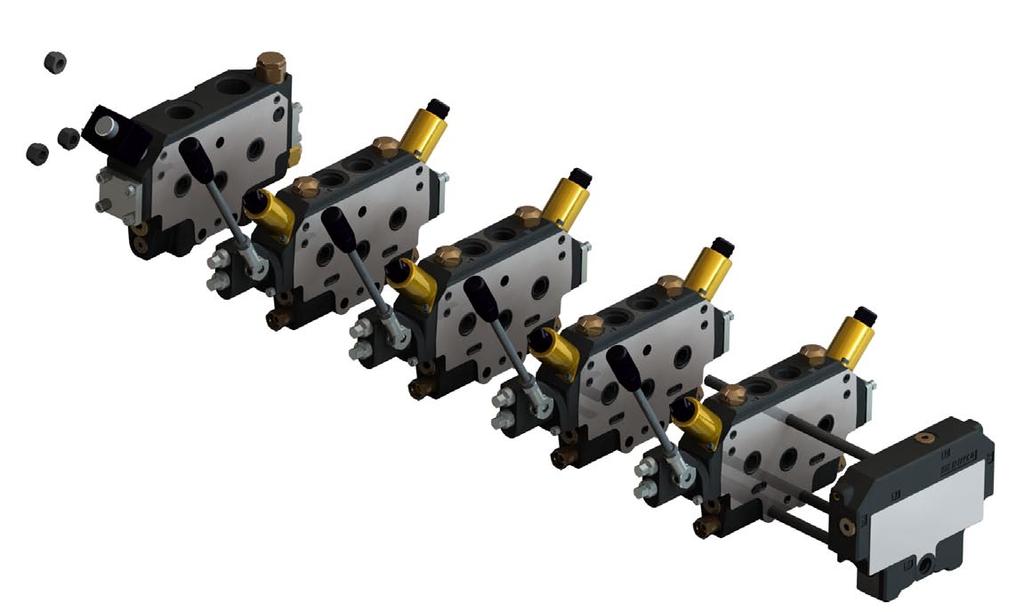 General valve description The CV2000LS is a stackable load sensing and pressure compensated directional control valve for the mobile market.