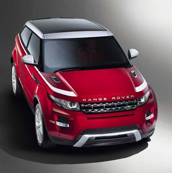 RANGE ROVER EVOQUE VEHICLE DECALS STRIPES Personalize your Range Rover Evoque with this range of distinctive Stripes decals. Each decal component sold separately.