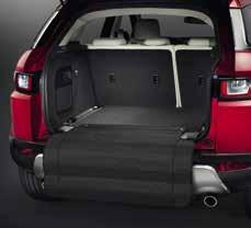 RANGE ROVER EVOQUE FLEXIBLE LOADSPACE LINER Heavy duty flexible fabric protects loadspace up to window height and covers