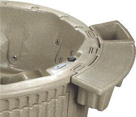 Capacity 270 gallons Capacity 216 gallons Storage Steps Storage Steps Ice