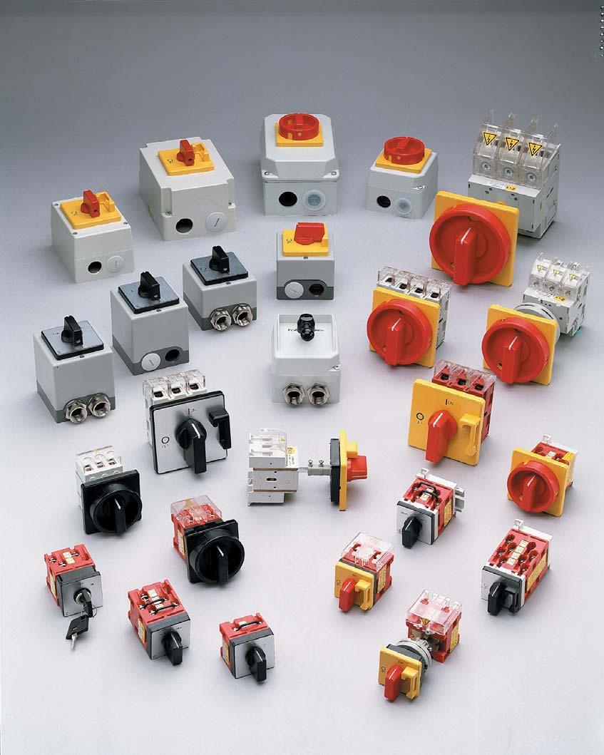 SERIES D DISCONNECT SWITCHES 1 Amp 0 Amp 00 & 0 Volt Load Make/Load Break Positive Opening Compact Size Modular Construction Horse Power Rated Custom Versions Featuring: Auto Alignment Shaft Wide