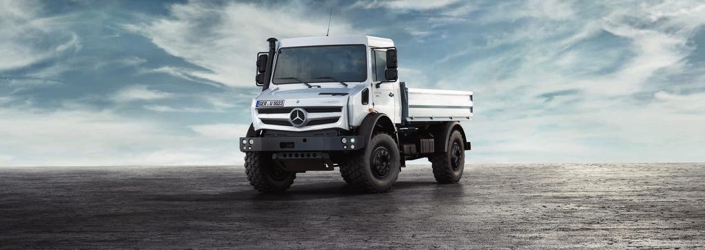 Off-road mobility, sturdy, efficient The innovations and highlights of the Unimog U 4023 / U 5023 at a glance Large ergonomic cab with modern interior Easy handling with innovative and clear