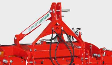 Three lower linkage mounting heights with clevis-type mounting lugs are offered as standard.