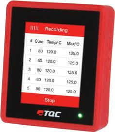 The data logger is fitted with a large full-colour touchscreen for easy menu-driven operation and quick display of measurement results.