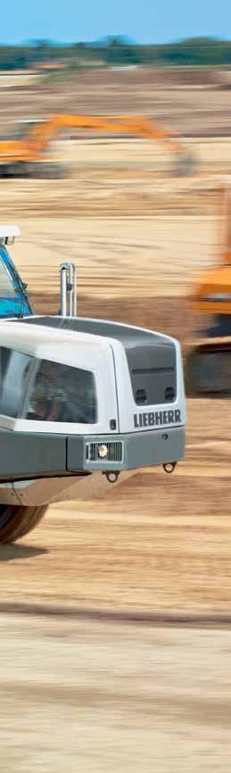 Economy Liebherr dump trucks are designed for a maximum workload. The large dump body and powerful drivetrain guarantee efficient material movement.