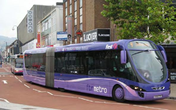 The Bristol area is to be served by a new generation of rapid transport Metrobus services from 2017 with a route linking Bristol Parkway, with the city centre and South Bristol.