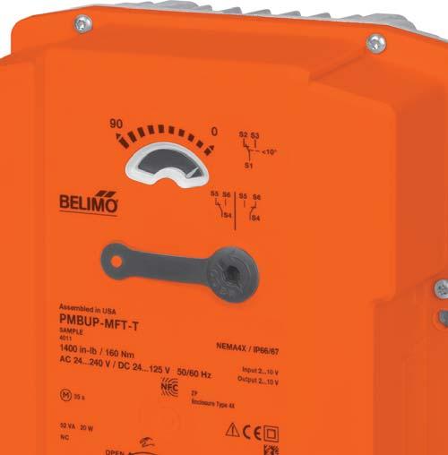 NEAR FIELD COMMUNICATION ENABLED ELECTRONIC FAIL-SAFE Intelligent and Powerful. Belimo PMB and PKB Actuator Series.