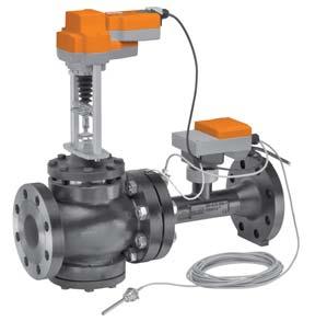 Energy Valves with n Fail-Safe and Electronic Fail-Safe Actuators 2-way Valves with Stainless Steel Plug and Stem, ANSI 250 Flanged Ends Valve Specifications chilled or hot water, up to 60% Service