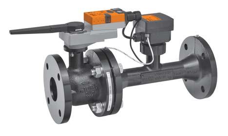 P6 Series Electronic Independent Valves with n Fail-Safe Actuators 2-way Valves with Stainless Steel Ball and Stem, Flanged Ends Valve Specifications Service chilled or hot water, up to 60% glycol