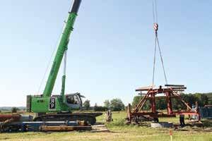 c&a crawler cranes New pylon installation method One of the first Sennebogen 673 R-HD to be delivered went to German contractor Himmel und
