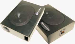 Most models feature 6½" coaxial (2- way) speakers with 100 watt power handling capacity (Some GM models have 4 or 4