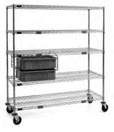 HEALTHCARE Exchange Carts (Patent #5,390,803) EG05.09B Patented QuadTruss Design makes shelves up to 25% stronger and provides a retaining ledge for increased strength and product retention. EG05.09C Meets all requirements for supply exchange in any healthcare environment.