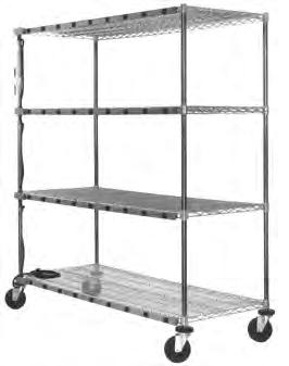 8 MHPH-4 1546 (Patent #5,390,803) Patented QuadTruss Design makes shelves up to 25% stronger and provides a retaining ledge for increased strength and product retention.