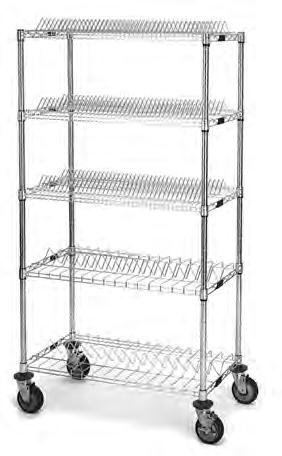 Cantilevered shelf, undershelf, keyboard drawer. 38 3 8 (981mm) working height. 53 3 8 (1362mm) overall height. Note: See page 140 for other casters available.