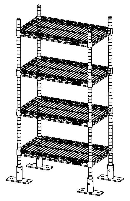 Catalog Section 1 SHELVING / RETAIL DISPLAY NEW Seismic Footplate Kits FEATURES For 1