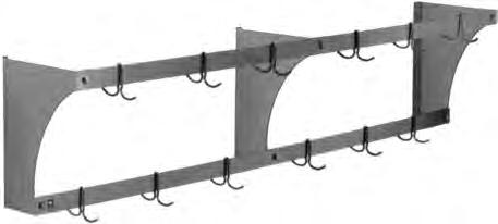 Catalog Section 10 Ceiling Mounted Utility Tool Racks EG10.12 Furnished with chain hangers for ceiling suspension.