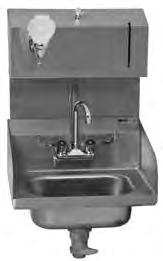 2 MICROGARD available: To order, add suffix -MG to model # / add $121 to list price. includes: Faucet, towel dispenser, soap dispenser, basket drain.