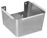 Catalog Section 20 Hand Sink Accessories - Miscellaneous EG20.52B Can be shipped UPS. SINKS Waste Receptacle U.S. Patent #5,732,422. 20 gauge stainless steel. Removable. Comes with skirt.