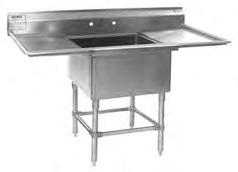 7 35 x 25 889 x 635 FN2820-1-14/3 4000 One Compartment, One Drainboard (right or left) bowl size drainboard overall size x length length weight cubic x length in. mm in. mm lbs. kg feet in.