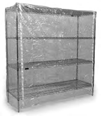 Catalog Section 1 SHELVING / RETAIL DISPLAY Transparent Vinyl Cart Covers Meets J.C.A.H. standards for transporting clean linen! EG01.09 Light weight, easy to handle!