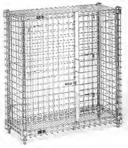SHELVING / RETAIL DISPLAY Catalog Section 1 Mini Security Units EG01.22 Stationary chrome plated units. 40 (1016mm) height. Shipped knocked down.