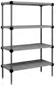 Catalog Section 1 LIFESTOR Starter Units shelving made of removable shelf sections which are dishwasher safe. EG01.12A INCLUDES: SHELVING / RETAIL DISPLAY Polymer Shelving Four posts. Four shelves.