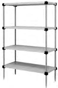 Catalog Section 1 SHELVING / RETAIL DISPLAY LIFESTOR Shelving 400 lbs. per shelf weight capacity EG01.12C INCLUDES: Rails. Side braces. Four connector kits.