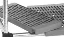 stationary dunnage rack with louvered shelves mobile dunnage rack with louvered shelves Featuring MICROGARD an antimicrobial agent which contains built-in protection to retard the growth of a broad