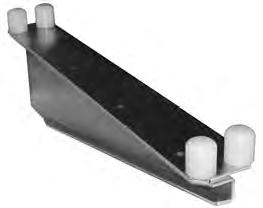 Catalog Section 1 Heavy Duty Single Knob C Brackets EG01.45C SHELVING / RETAIL DISPLAY For dynamic loads. For use with wire or solid shelving.