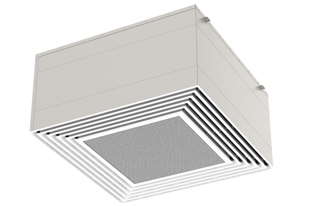 Concentric Supply/Return Diffusers Models CSR & CSR-P Plenum CSR Rectangular Ceiling Diffuser Combination Supply/Return, High Capacity The CSR-P is ideal for applications requiring a system