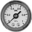 Pressure Gauge with Limit Indicator/ Color Zone Series G36-L/G6-L ed and green zones offer improved visibility of pressure control range.