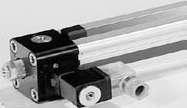 Standard Rodless Pneumatic Cylinders Integrated 3/2 Way Valves VOE Series OSP-P25, P32, P40 and P50 Characteristics: Complete compact solution Various connection possibilities: Free choice of air