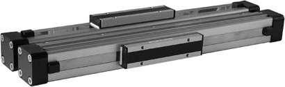Multiplex Connection Dimensions Installation: Top carrier/top carrier Linear Drive Accessories Linear Drive Accessories ø 25-50 mm Multiplex Connection For connection of cylinders of the Series OSP-P