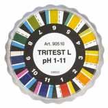 The characteristic features of ph indicator papers are: ph indicators are supplied in plastic reels that ensure long term stability and protection against many external influences.