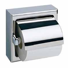 5 H cm Bobrick Toilet Tissue Dispenser # 47410013 Holds 2 rolls